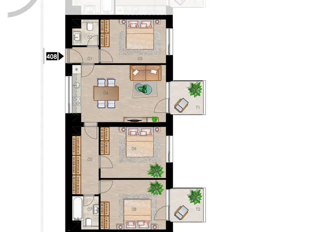 Eladó lakás Budapest XVIII. kerület 83 nm
