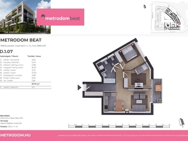 Eladó lakás Budapest XIII. kerület 67 nm