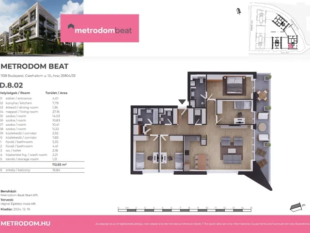 Eladó lakás Budapest XIII. kerület 113 nm