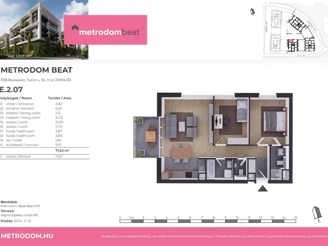 Eladó lakás Budapest XIII. kerület 71 nm