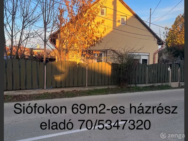 Eladó ház Siófok, Belváros 69 nm