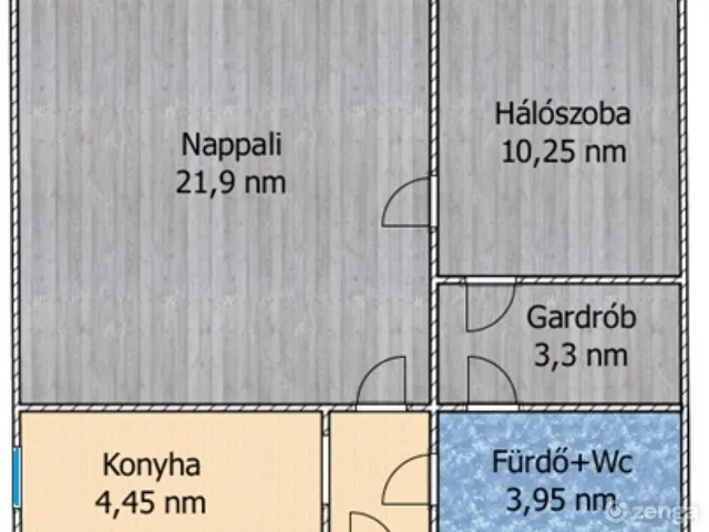 Eladó lakás Budapest XIV. kerület, Rákosfalva 46 nm