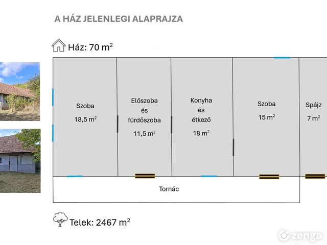 Eladó ház Gomba 70 nm