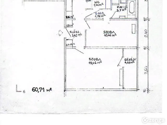 Eladó lakás Budapest III. kerület 70 nm