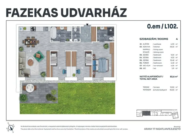 Eladó lakás Tata 83 nm