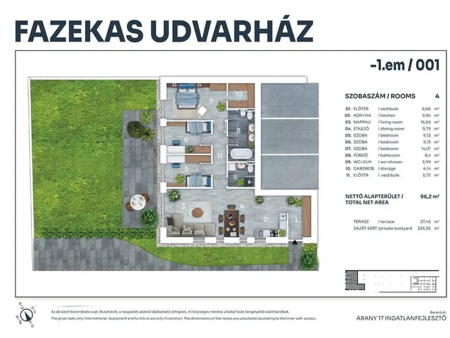 Eladó lakás Tata 96 nm