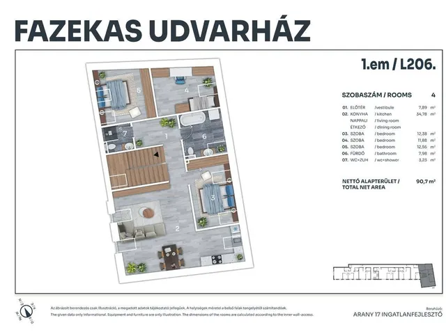 Eladó lakás Tata 91 nm