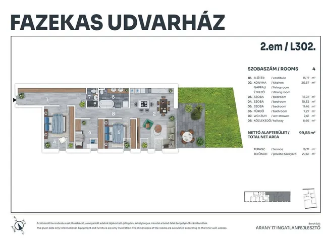 Eladó lakás Tata 100 nm