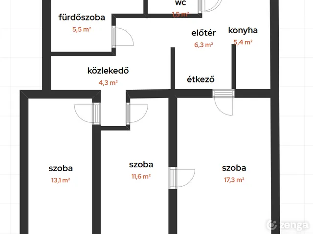 Eladó lakás Nagykőrös 65 nm