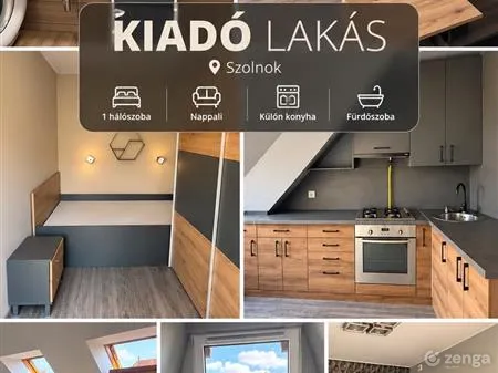 Kiadó lakás Szolnok, Belváros 40 nm