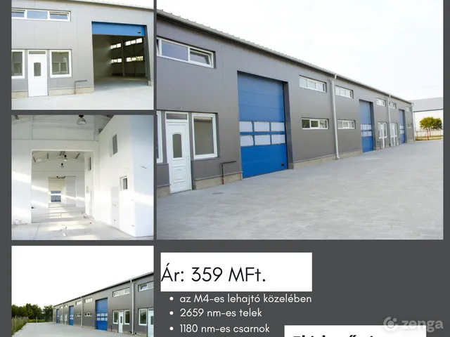 Eladó kereskedelmi és ipari ingatlan Cegléd 1180 nm