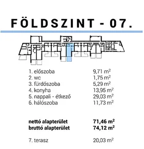 Eladó lakás Ráckeve 71 nm