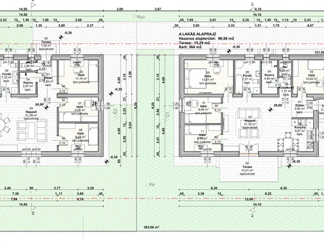 Eladó új építésű lakópark Kiskunlacháza 95 nm