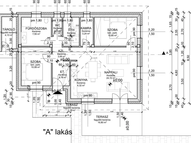 Eladó új építésű lakópark Kiskunlacháza 77 nm