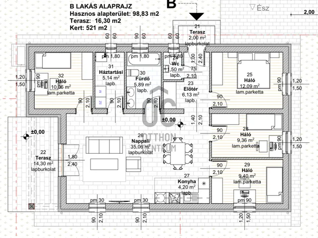 Eladó ház Kiskunlacháza 99 nm