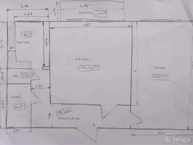 Eladó lakás Debrecen, Tócóvölgy 56 nm