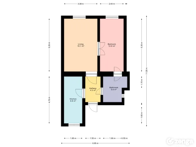 Eladó lakás Budapest VIII. kerület, Csarnoknegyed 46 nm