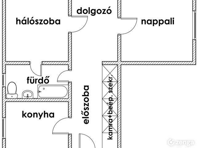Eladó lakás Siófok, Belváros 56 nm