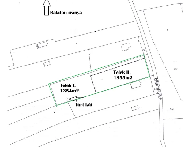 Eladó telek Siófok, Töreki, Jodi hegy 111 1354 nm