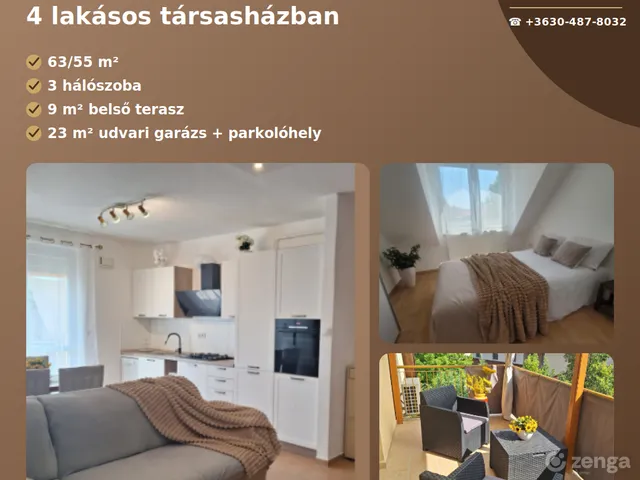 Eladó lakás Debrecen, Liget II lakópark 59 nm