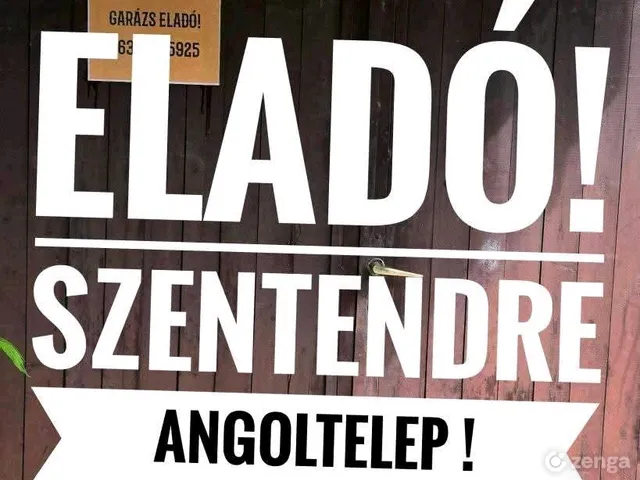 Eladó garázs Szentendre, Püspökmajori lakótelep 32 nm