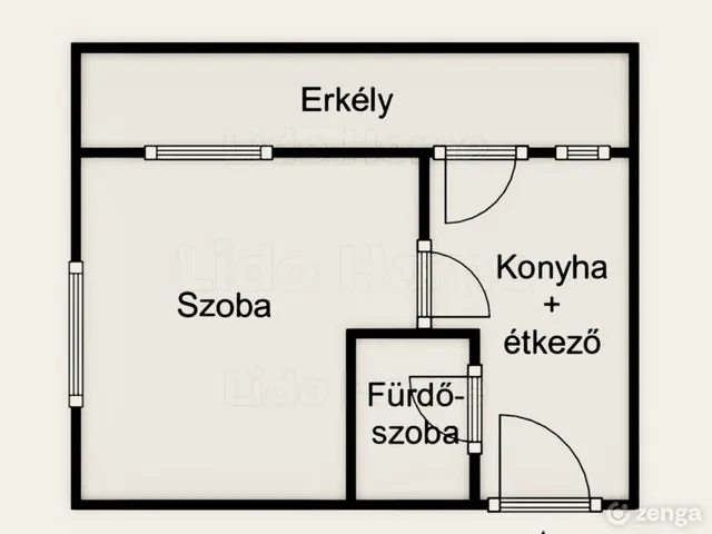 Eladó lakás Csopak 38 nm