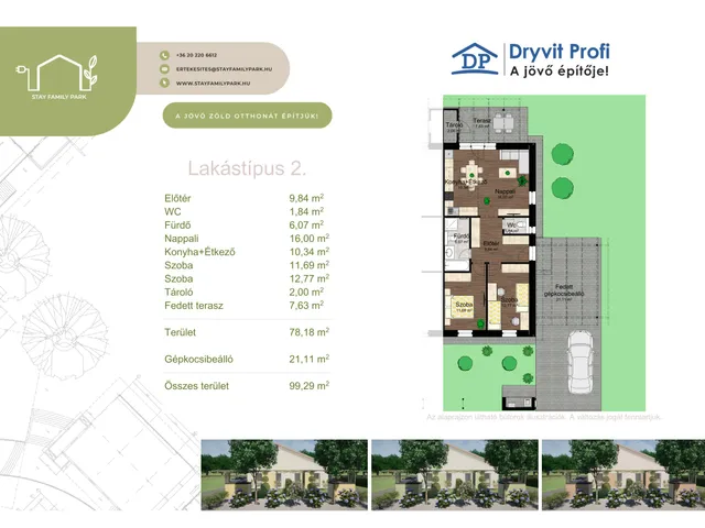 Eladó lakás Hajdúböszörmény 71 nm
