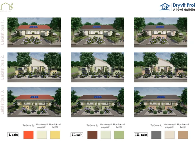 Eladó új építésű lakópark Hajdúböszörmény, Fazekas Mihály utca 78 nm