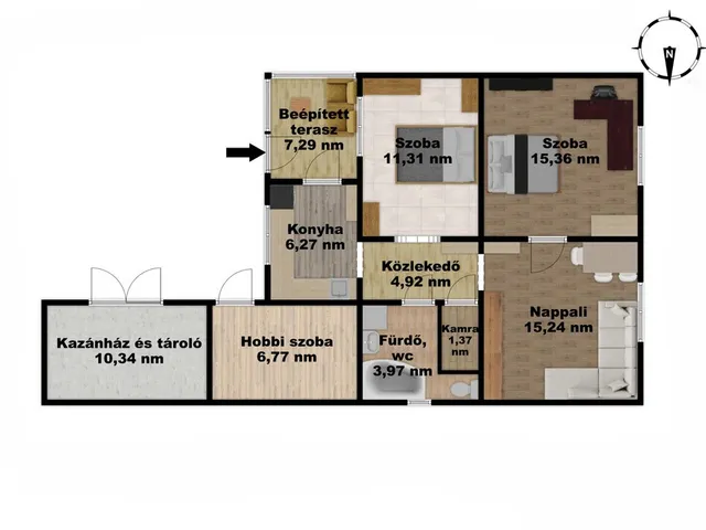 Eladó ház Lőrinci, Selyp 78 nm