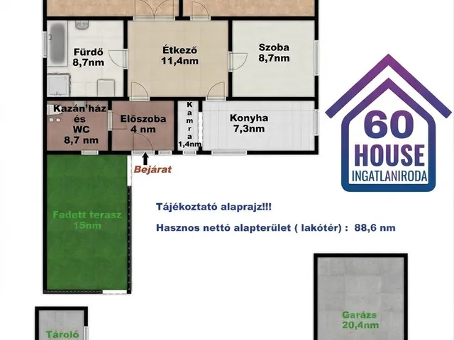 Eladó ház Lőrinci, Selyp 88 nm