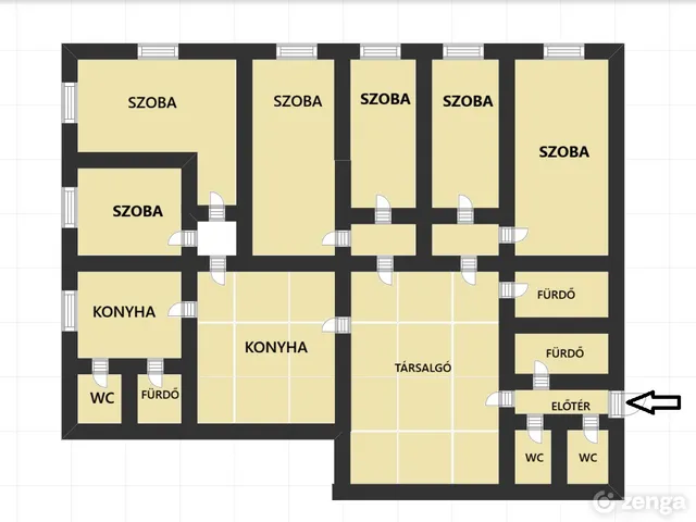 Eladó lakás Budapest VII. kerület, Külső-Erzsébetváros 133 nm