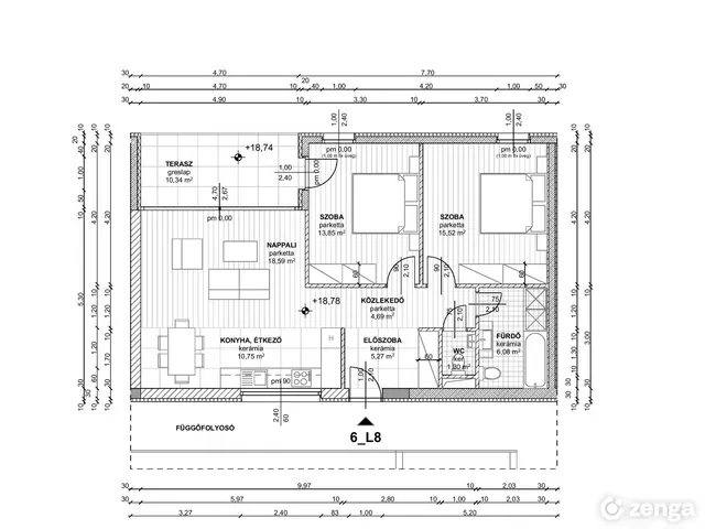 Eladó lakás Budapest XIII. kerület, Angyalföld 76 nm