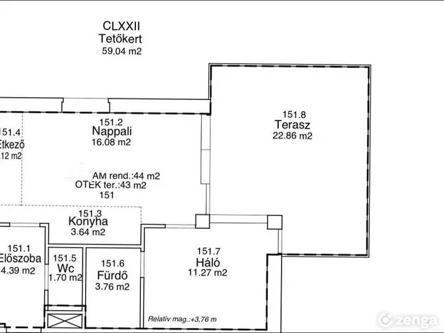 Eladó lakás Budapest XIII. kerület, Angyalföld 44 nm