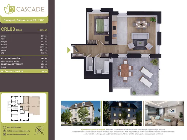 Eladó lakás Budapest XIV. kerület 59 nm