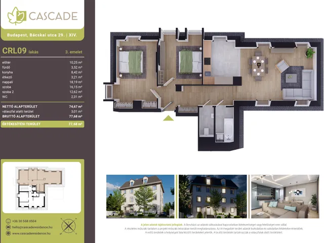 Eladó lakás Budapest XIV. kerület 77 nm