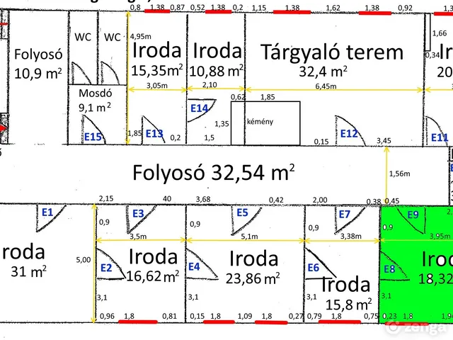 Kiadó kereskedelmi és ipari ingatlan Pécs, Fogadó 18 nm