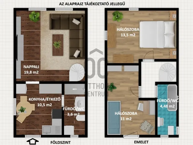 Eladó ház Budapest XVI. kerület, Sashalom 64 nm