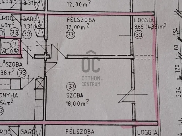 Eladó lakás Budapest VIII. kerület, Corvin negyed 55 nm