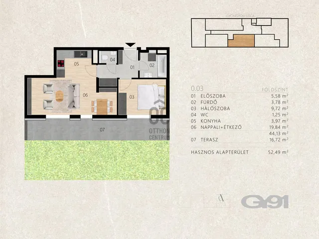 Eladó lakás Budapest XIII. kerület, Angyalföld 44 nm