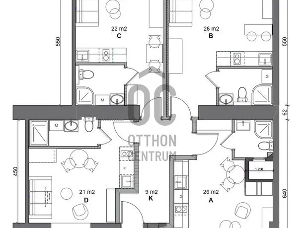 Eladó lakás Budapest VIII. kerület, Józsefváros 21 nm