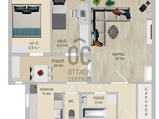 Eladó lakás Budapest XIII. kerület, Vizafogó 58 nm