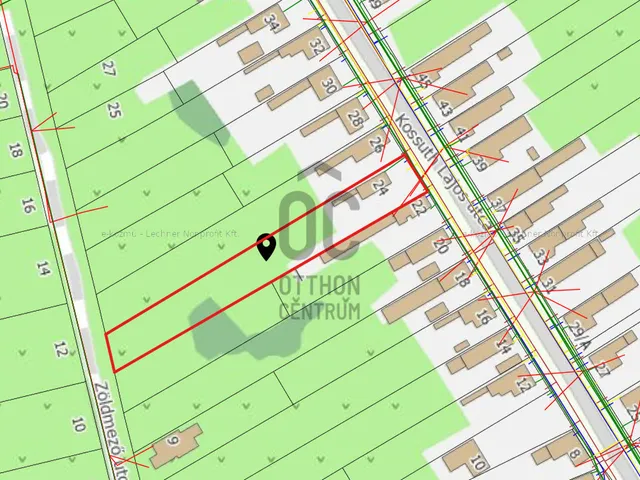 Eladó telek Nagytarcsa 2167 nm