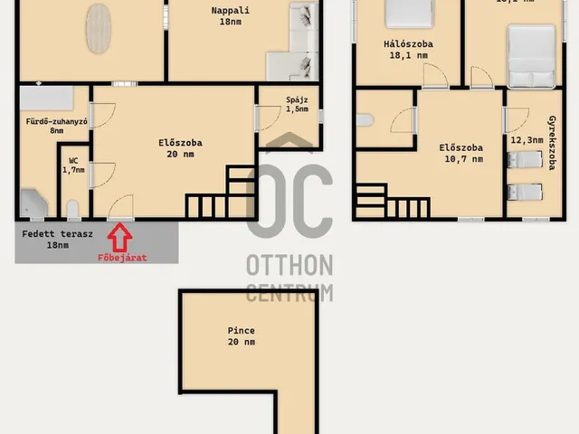 Eladó ház Budapest XV. kerület, Pestújhely 135 nm