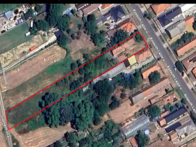 Eladó telek Nagytarcsa 2167 nm