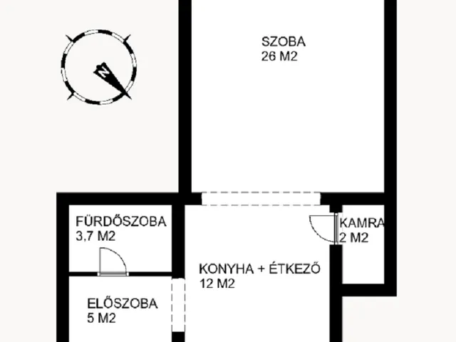 Kiadó lakás Budapest VII. kerület, Belső-Erzsébetváros 50 nm