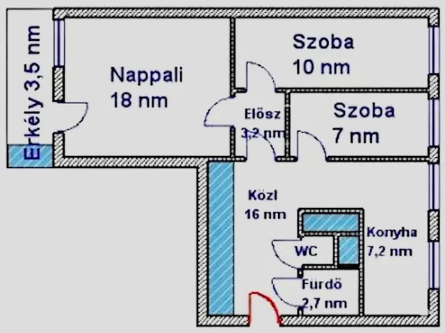 Eladó lakás Kistarcsa 62 nm