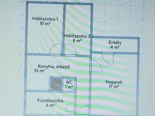 Eladó lakás Budapest XIV. kerület, Alsórákos 55 nm