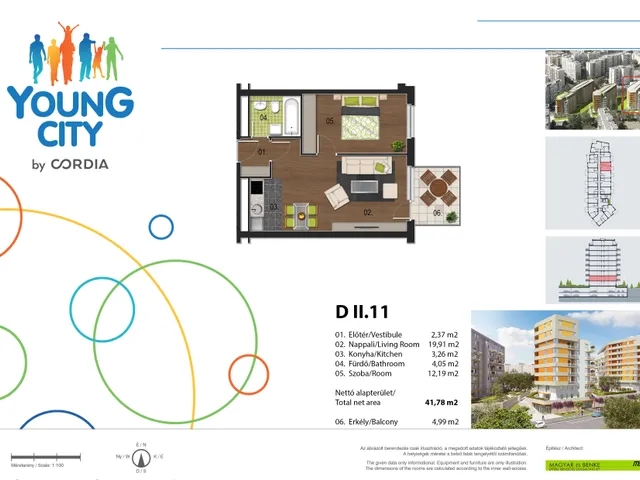 Eladó lakás Budapest XIII. kerület, Angyalföld, Gidófalvy Lajos utca 4.  42 nm