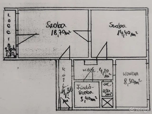 Eladó lakás Kisvárda 56 nm