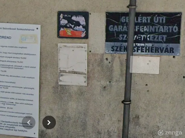 Eladó garázs Székesfehérvár 18 nm